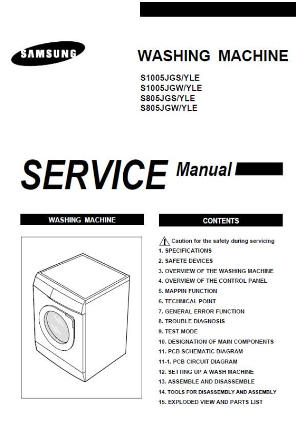 S1005JGS, S1005JGW, S805JGS, S805JGW
